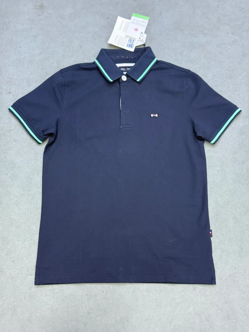 Polo demi-manche eden park N°10 bleu 2026 supergood