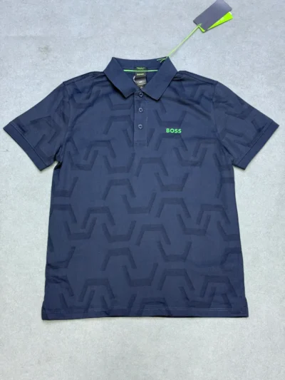 Polo demi-manche hugo boss a caro blue 2026 supergood