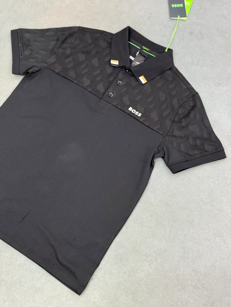 Polo demi-manche boss premium black 2026 supergood — image 3