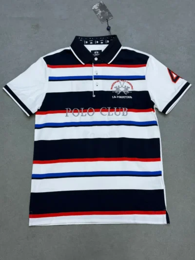 Polo demi-manche la Martina polo club white 2026 supergood