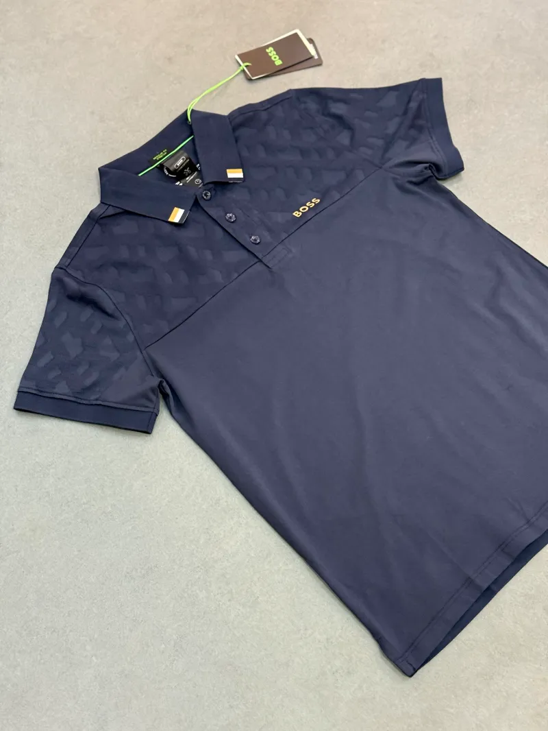 Polo demi-manche boss premium navy 2026 supergood — image 3