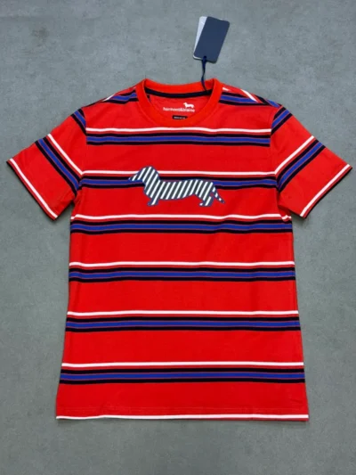 T-shirt harmont&bleine a rayure 2026 orange supergood