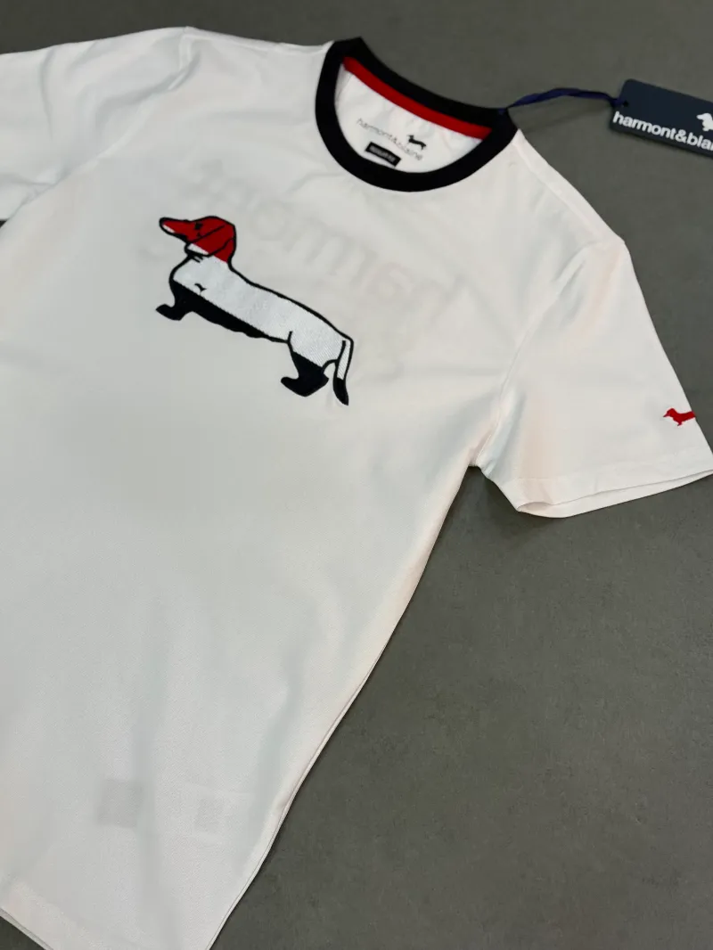 T-shirt harmont&bleine logo france white 2026 supergood