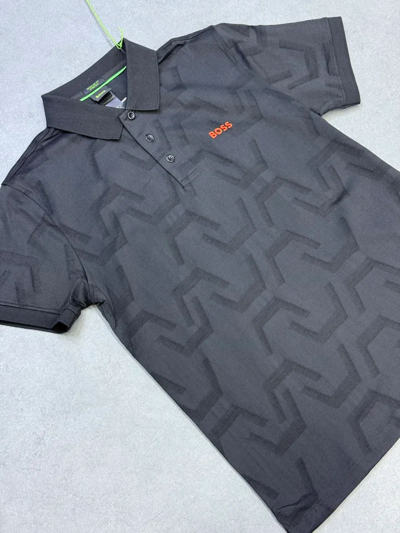 Polo demi-manche hugo boss a caro black 2026 supergood — image 2