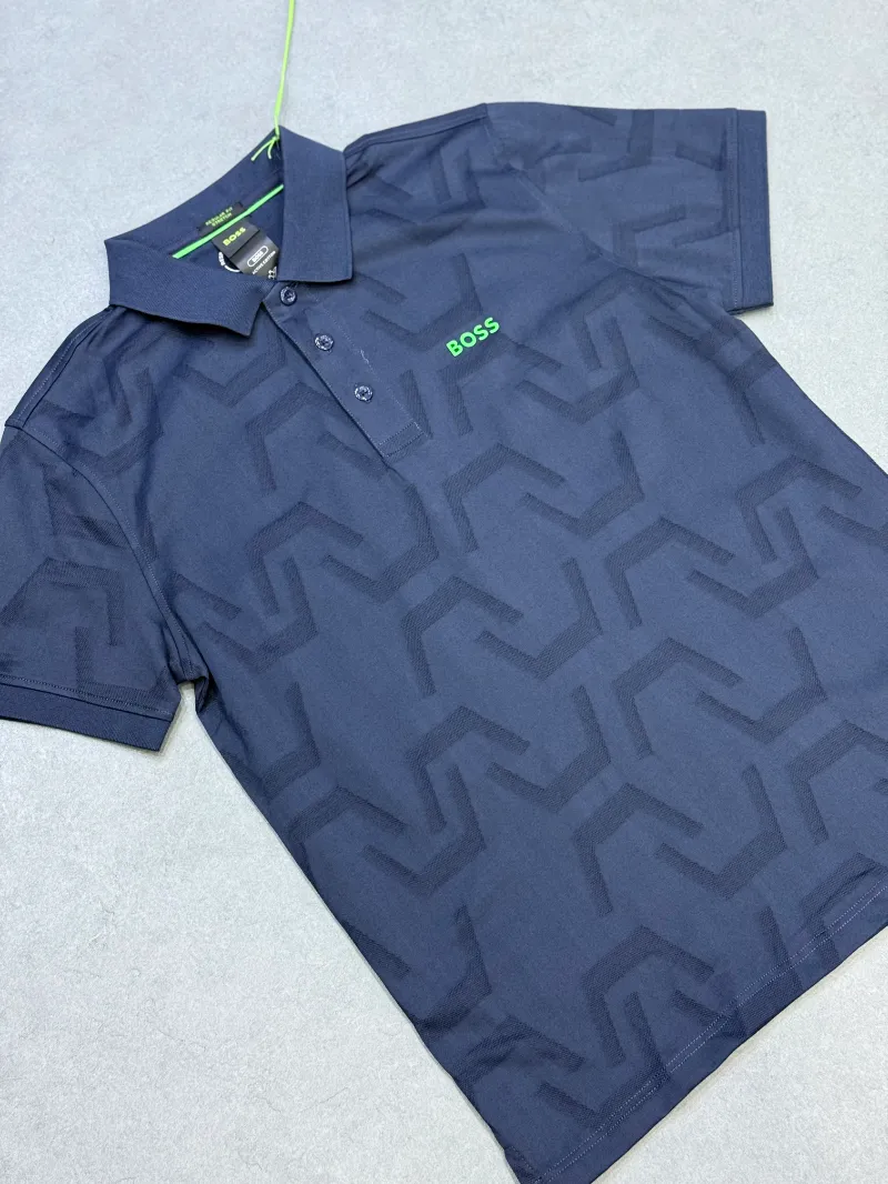 Polo demi-manche hugo boss a caro blue 2026 supergood — image 2