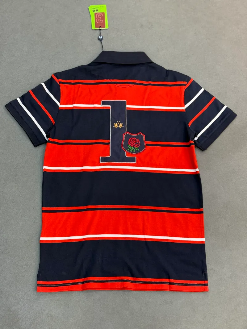 Polo demi-manche la martina first 1978 navy 2026 supergood — image 3