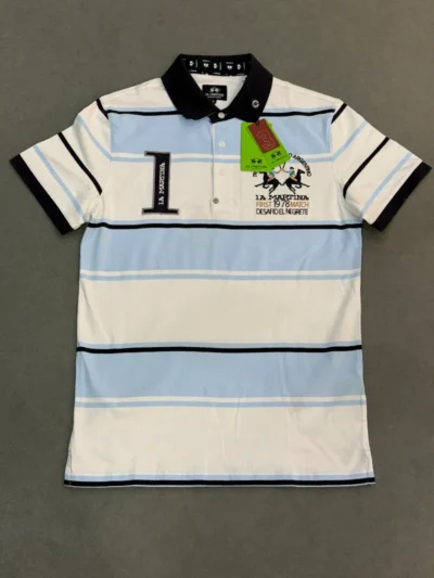 Polo demi-manche la martina first 1978 white 2026 supergood