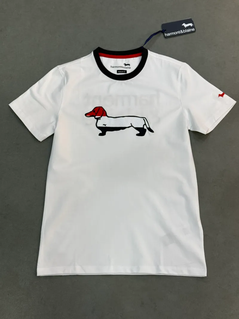 T-shirt harmont&bleine logo france white 2026 supergood — image 2
