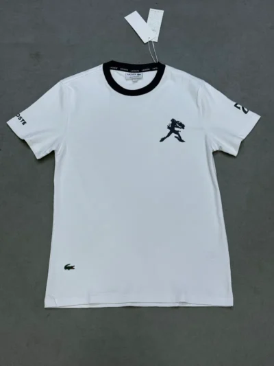 T-shirt lacoste djokovic white 2026 supergood