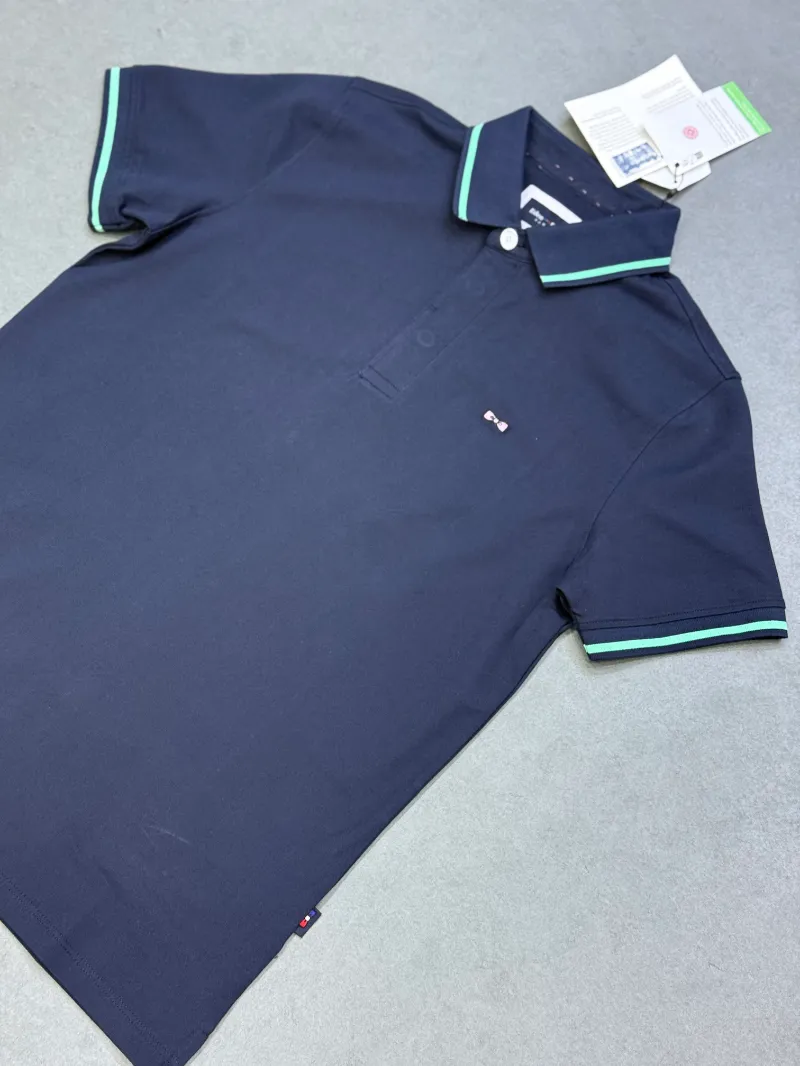 Polo demi-manche eden park N°10 bleu 2026 supergood — image 2