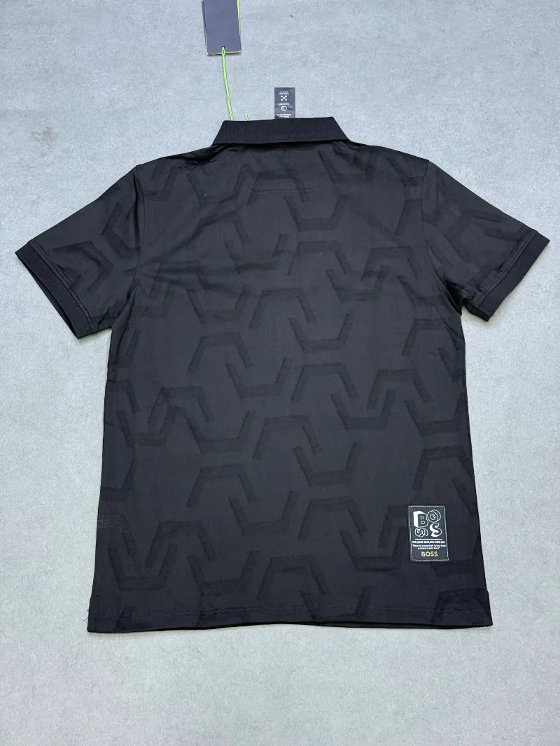 Polo demi-manche hugo boss a caro black 2026 supergood — image 3