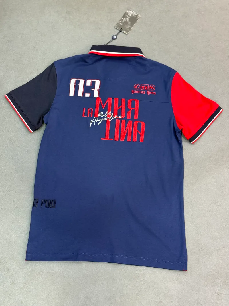 Polo demi-manche la martina tradicion del polo jeans blue 2026 supergood — image 3