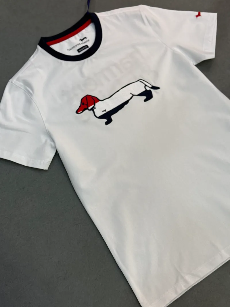 T-shirt harmont&bleine logo france white 2026 supergood — image 3