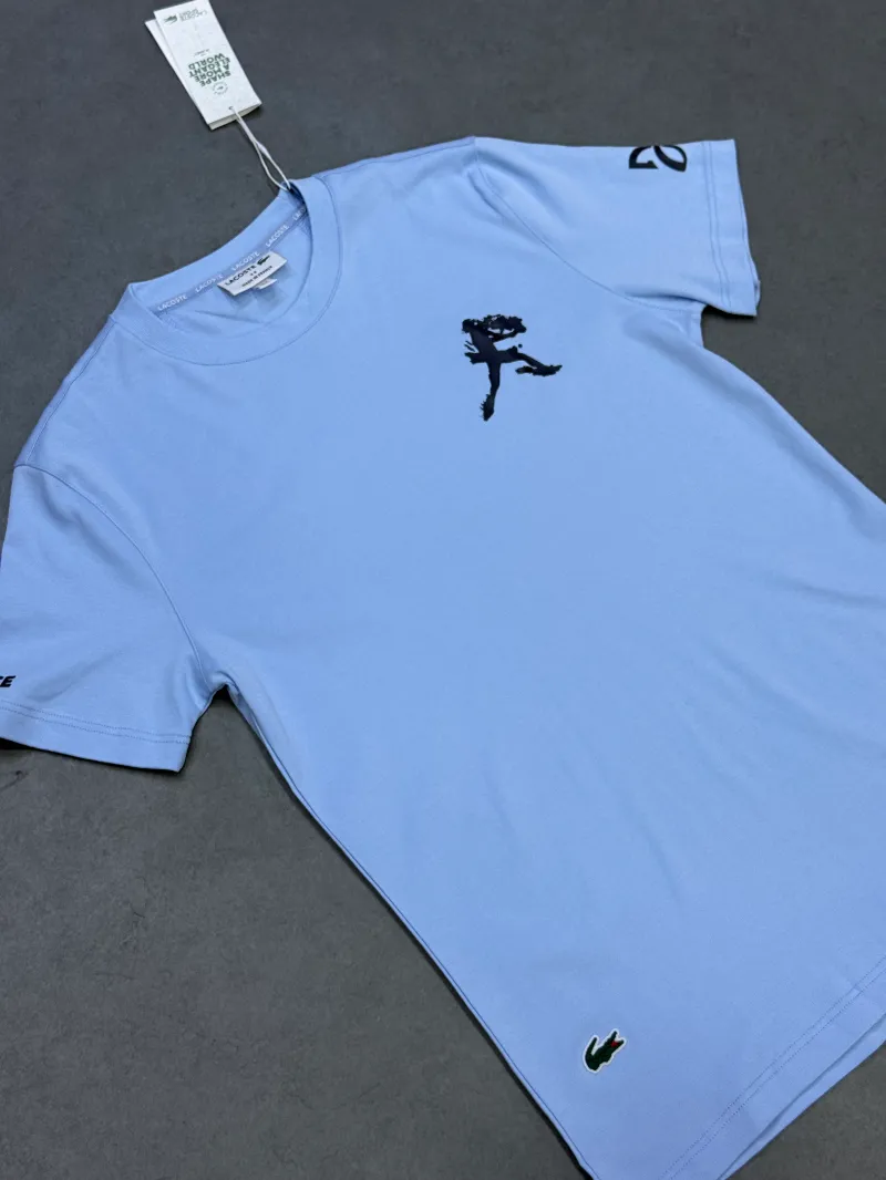 T-shirt lacoste djokovic light blue 2026 supergood — image 3