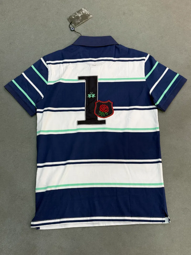 Polo demi-manche la martina first 1978 jeans bleu 2026 supergood — image 4