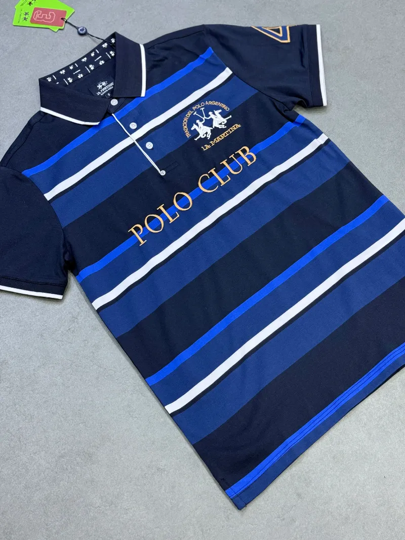 Polo demi-manche la Martina polo club navy 2026 supergood — image 4