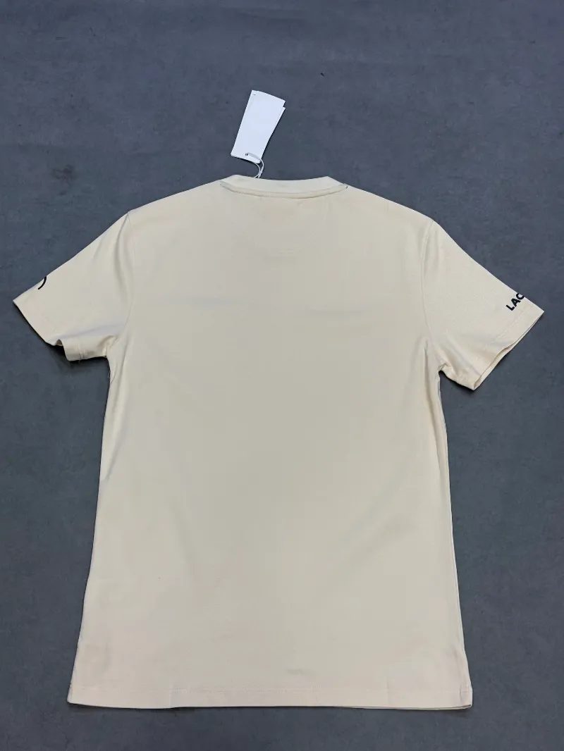 T-shirt lacoste djokovic light yellow 2026 supergood — image 4