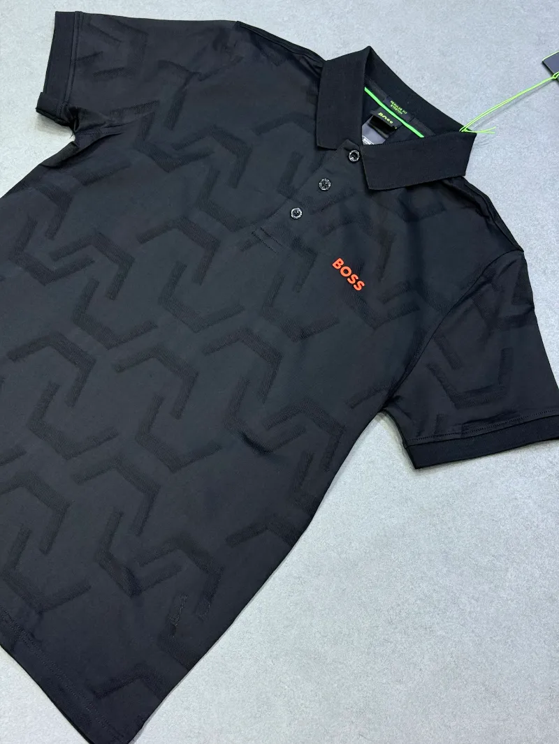Polo demi-manche hugo boss a caro black 2026 supergood — image 4